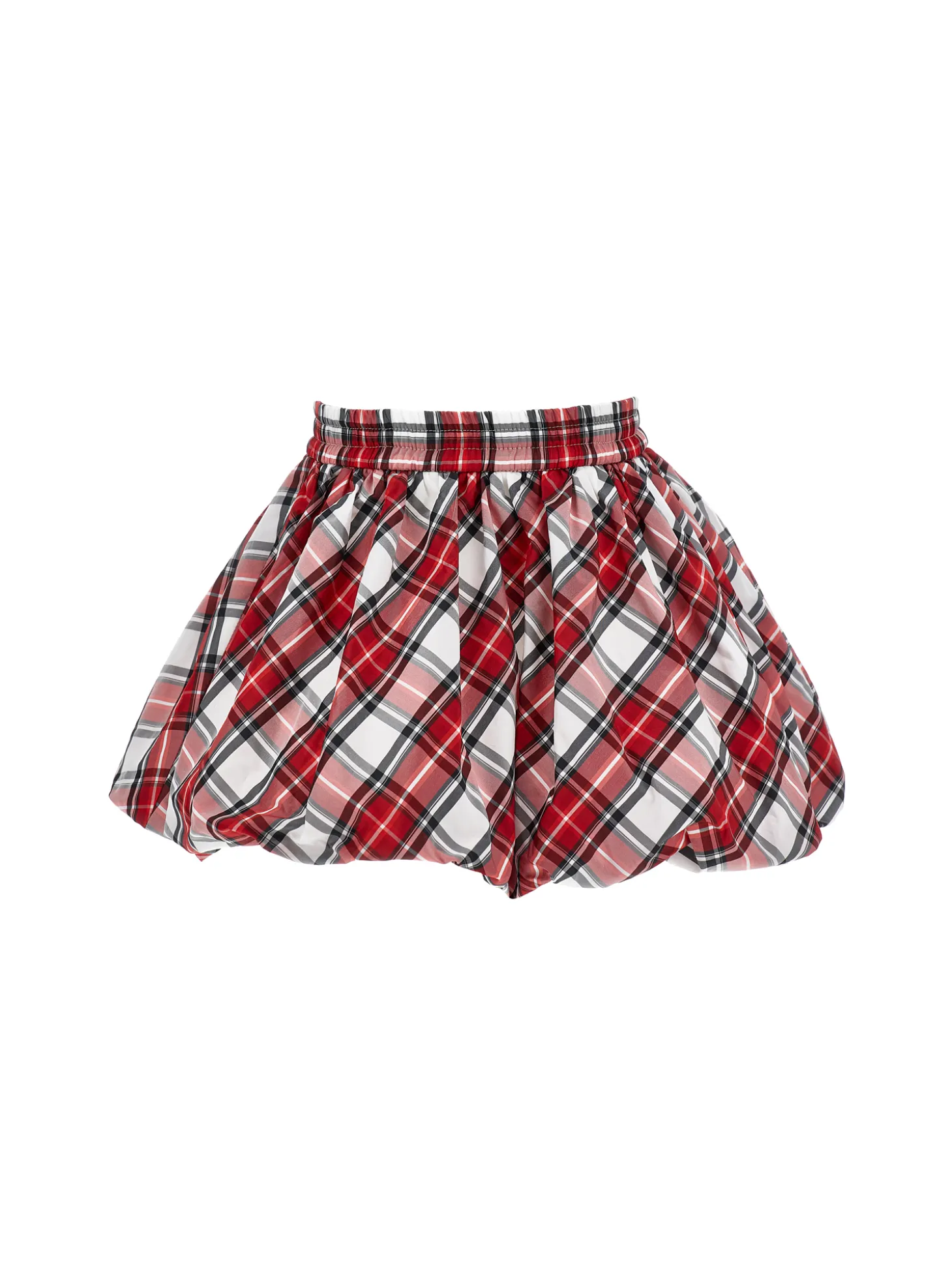 Gonna taffetà tartan
