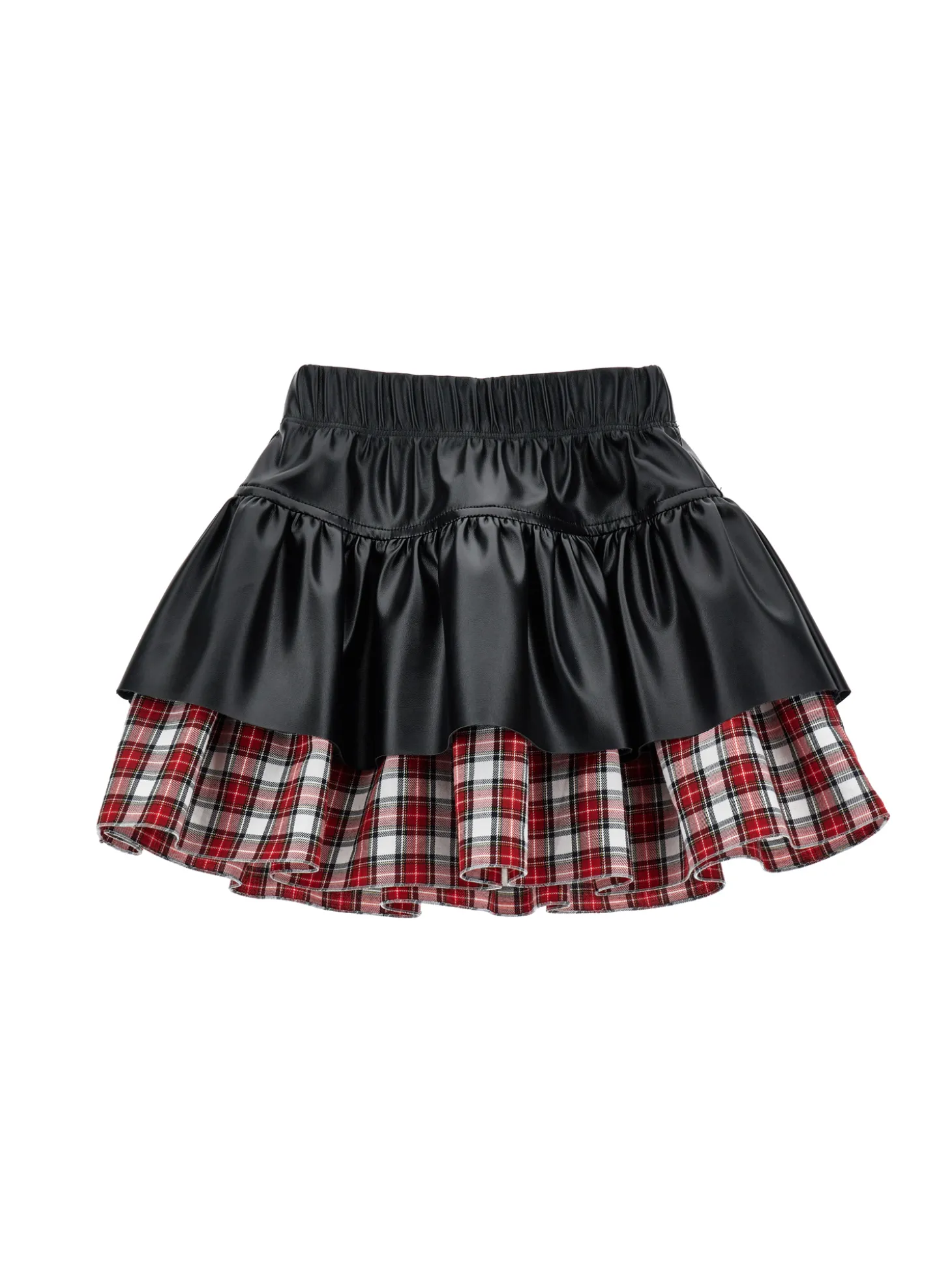 Gonna tessuto spalmato tartan