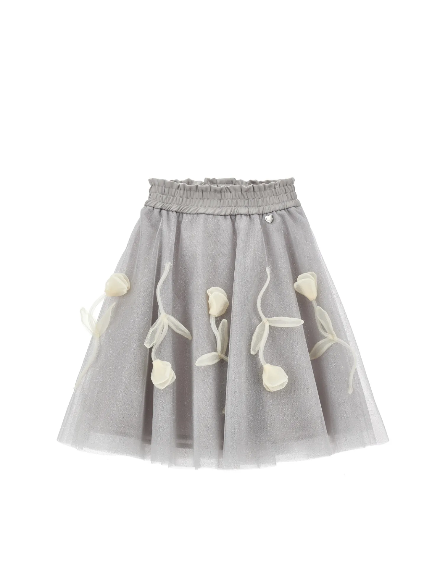 Gonna tulle glitter con fiocchi