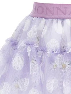 Gonna tulle pois e margherite