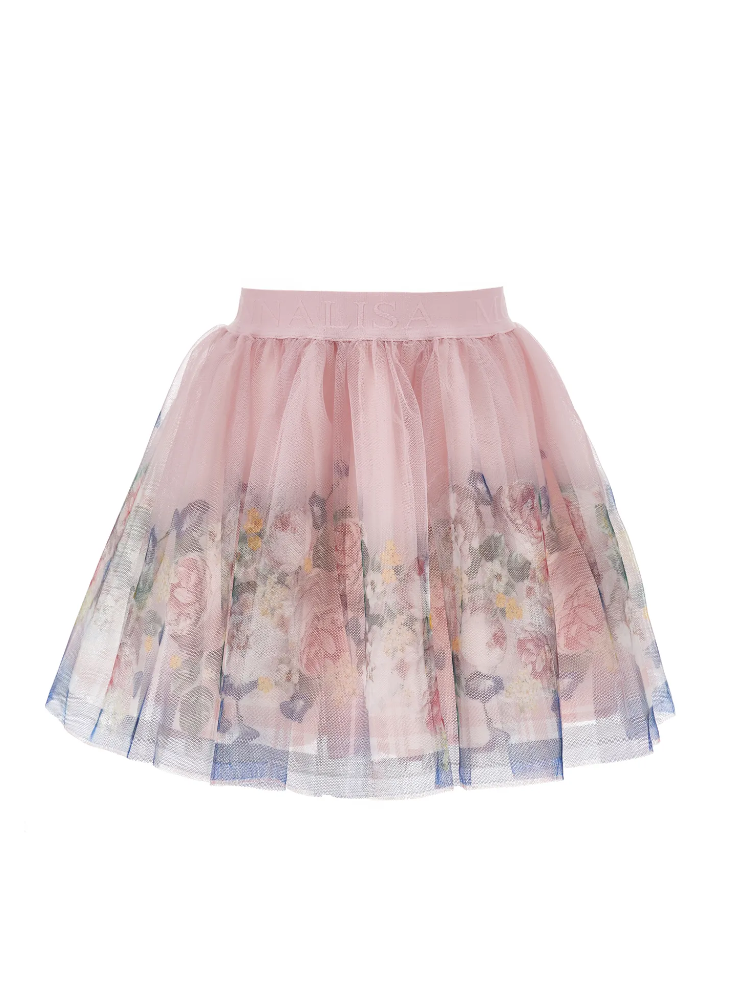 Gonna tulle rose barocche