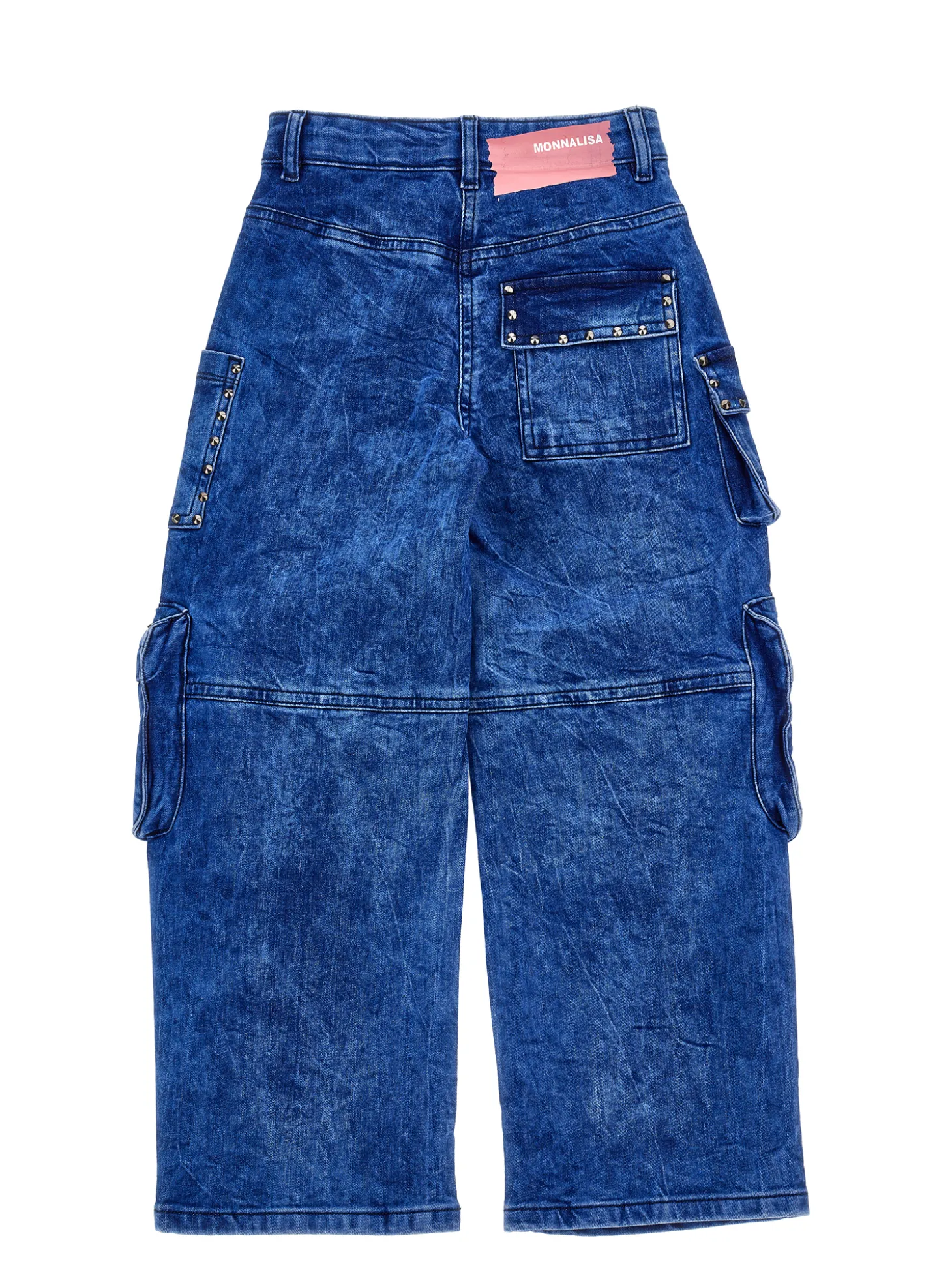 Jeans cargo indigo