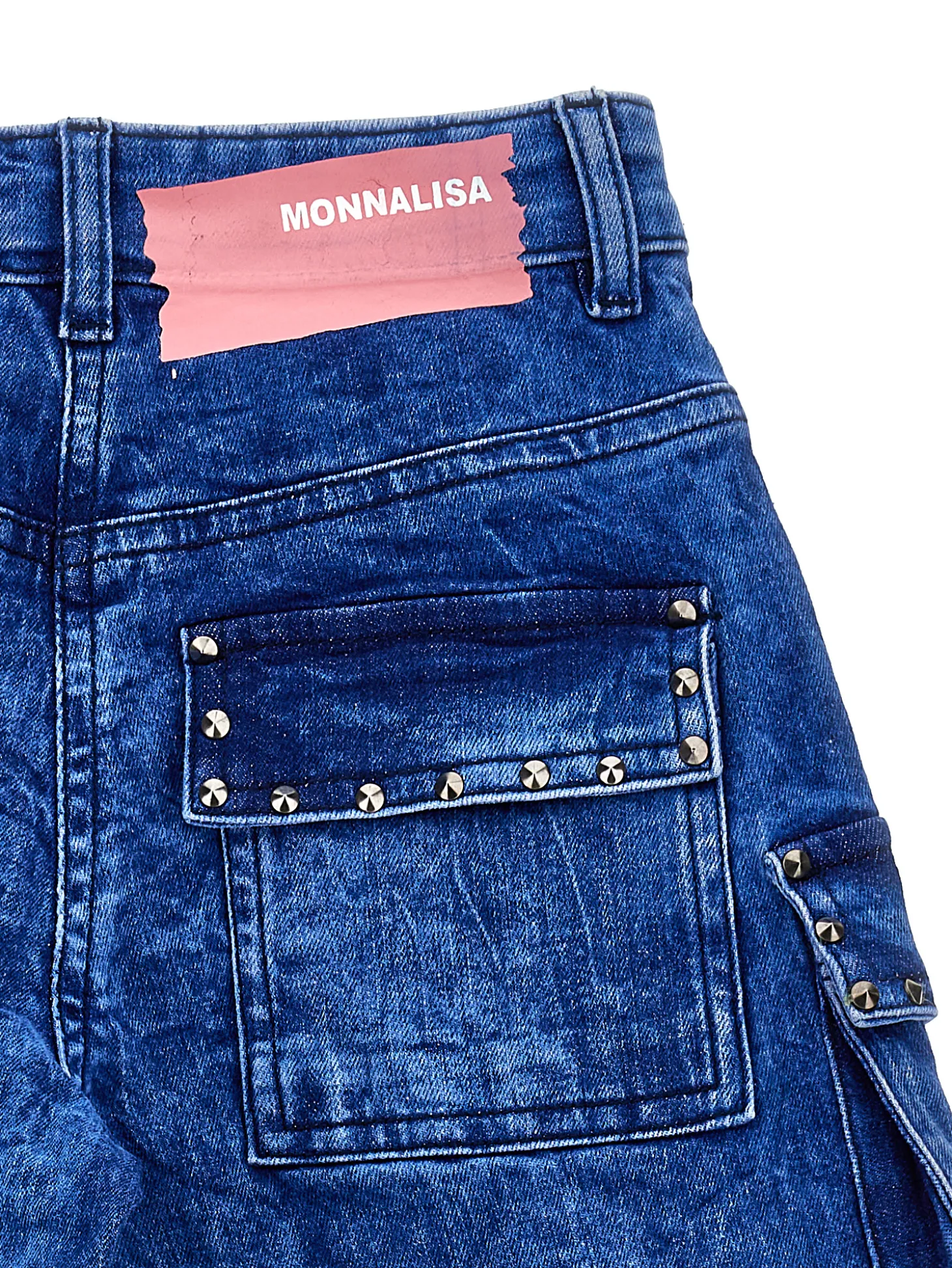 Jeans cargo indigo