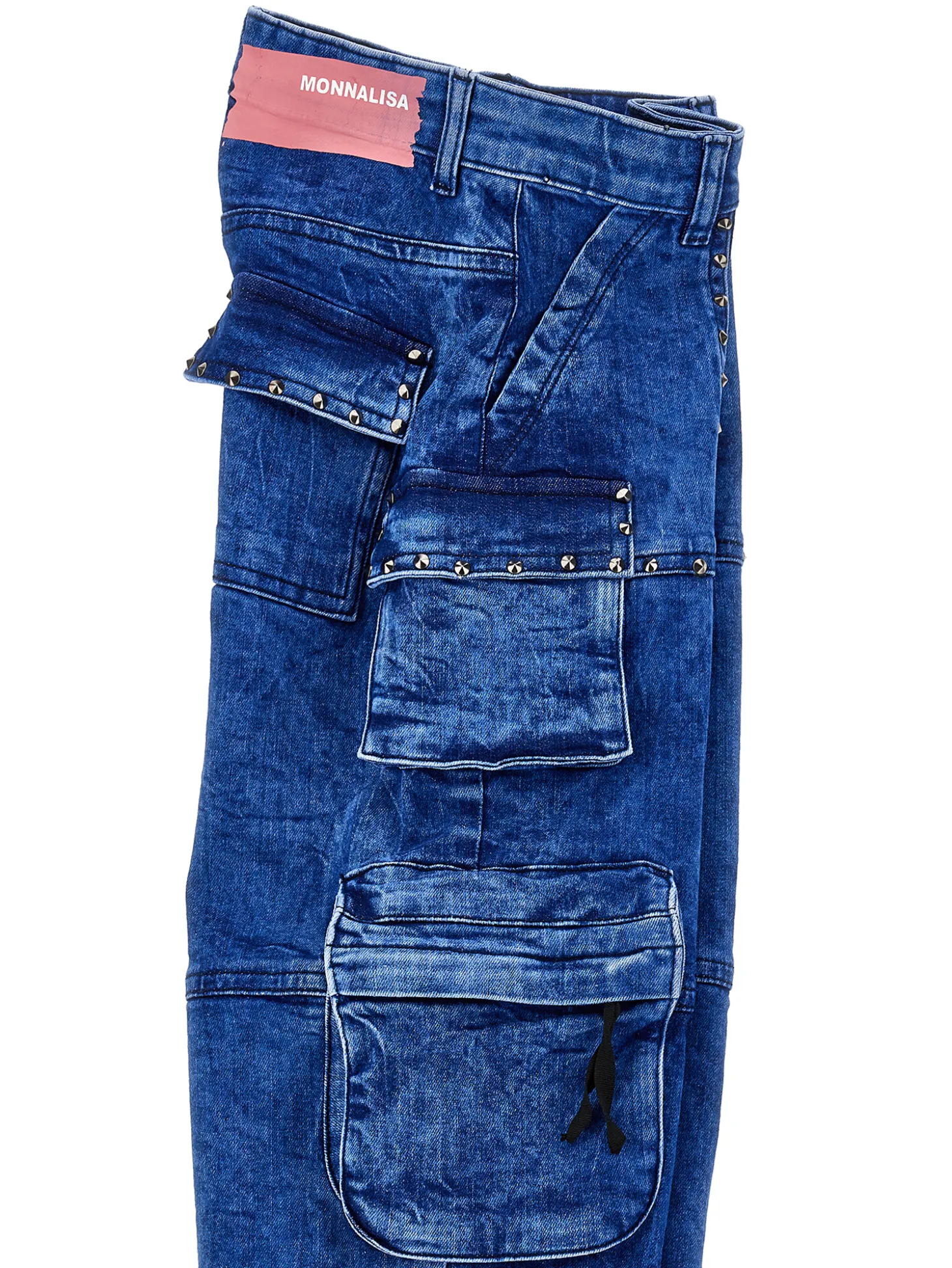 Jeans cargo indigo