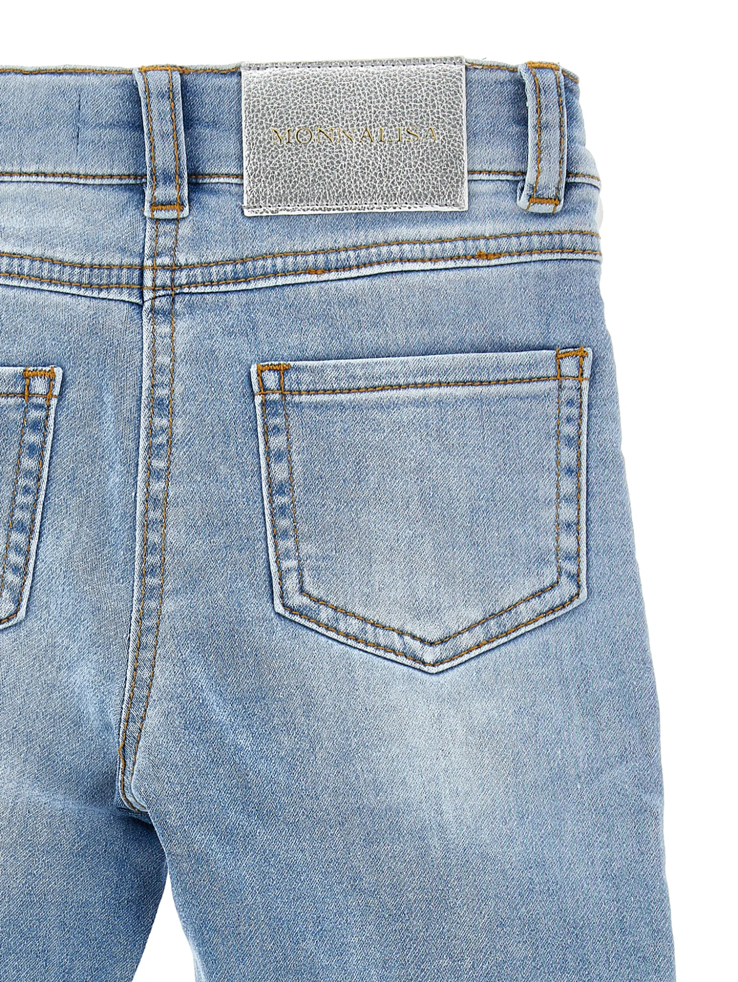 Jeans cinquetasche ricamato