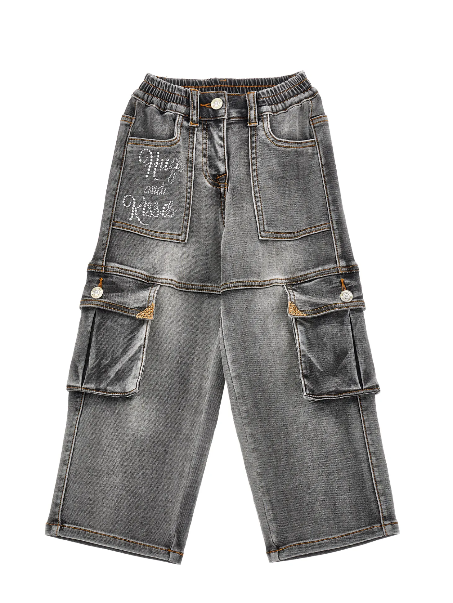Jeans denim cargo