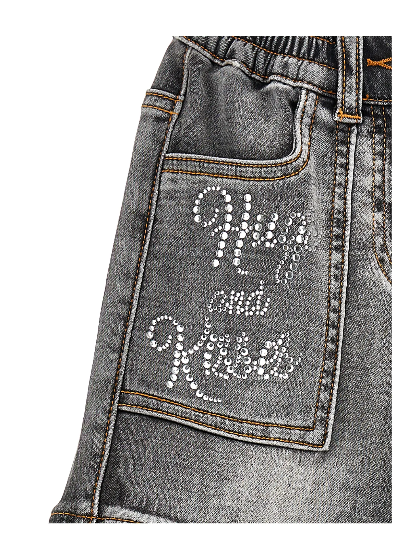 Jeans denim cargo