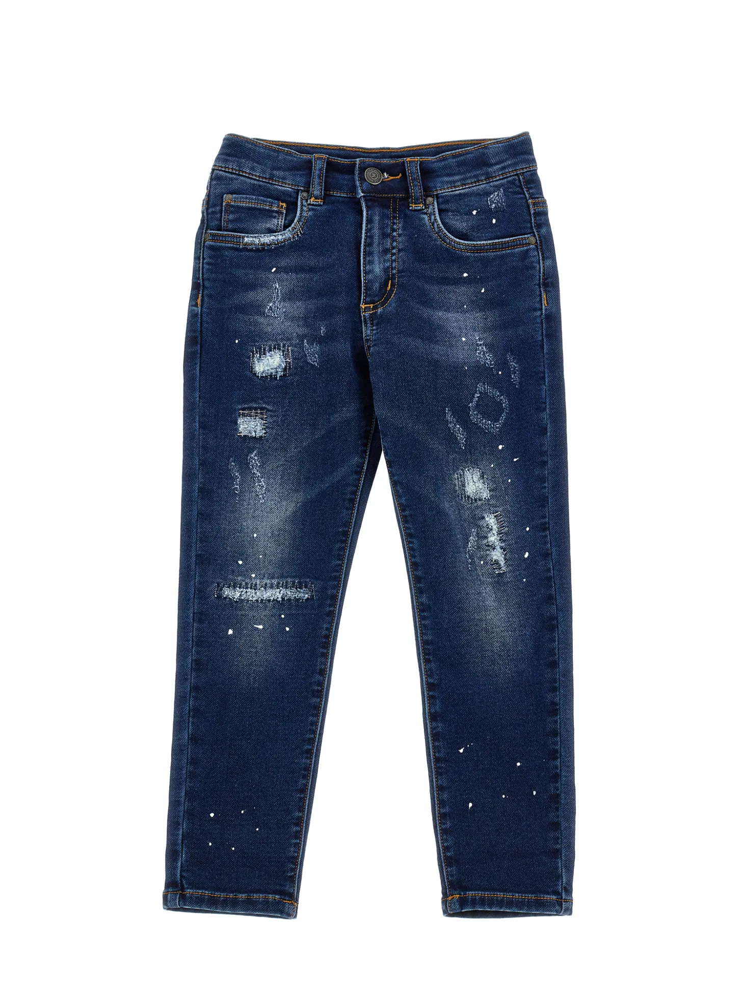 Jeans denim effetto vintage