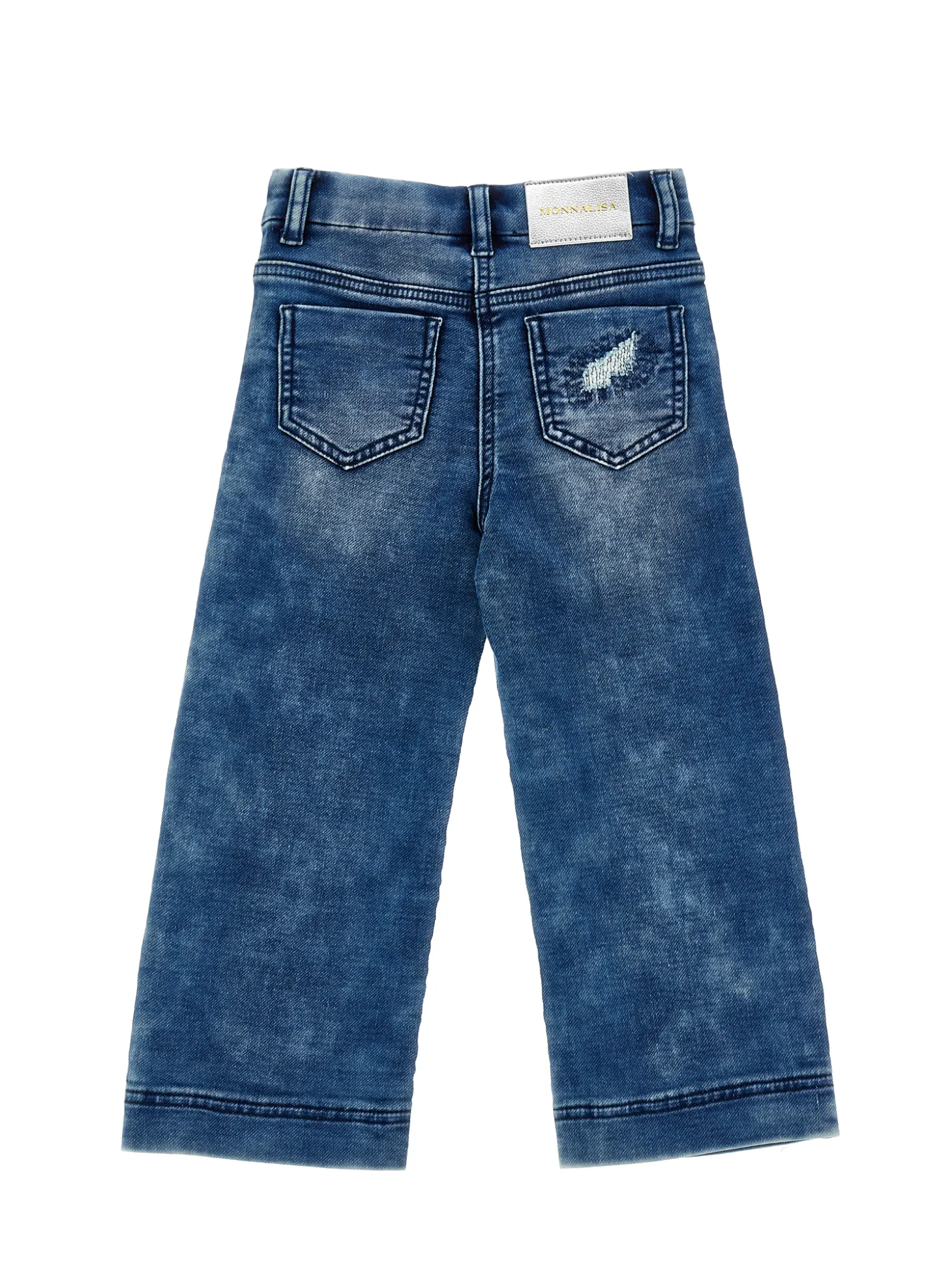 Jeans stretch con strass