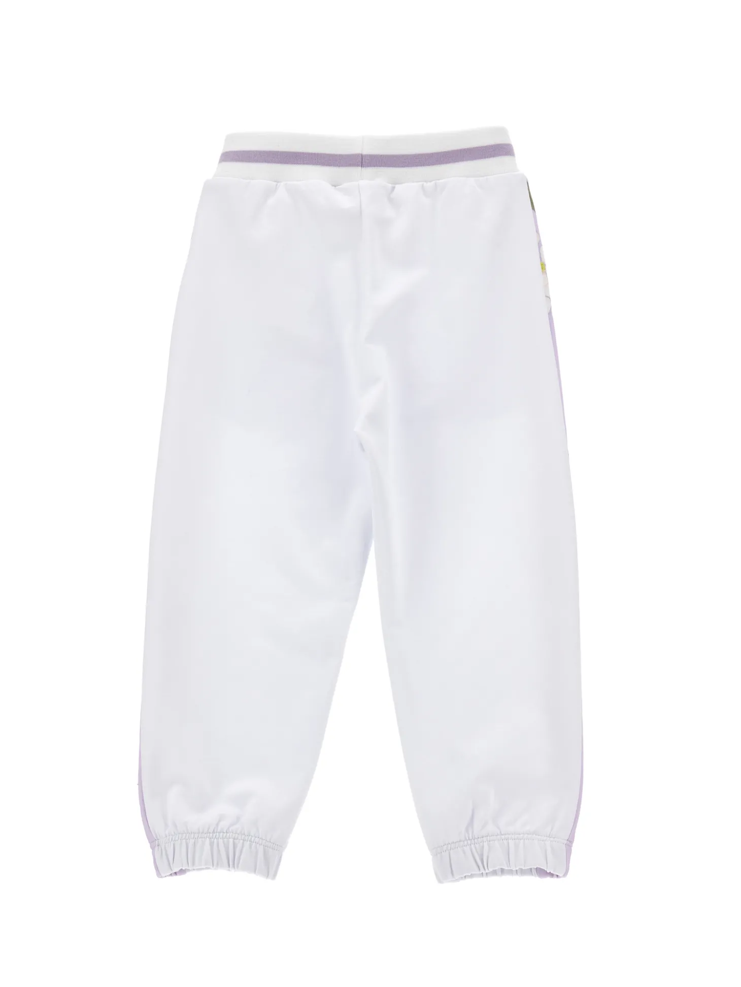 Jogger felpa fiorellini