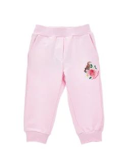 Jogger felpa ricamati