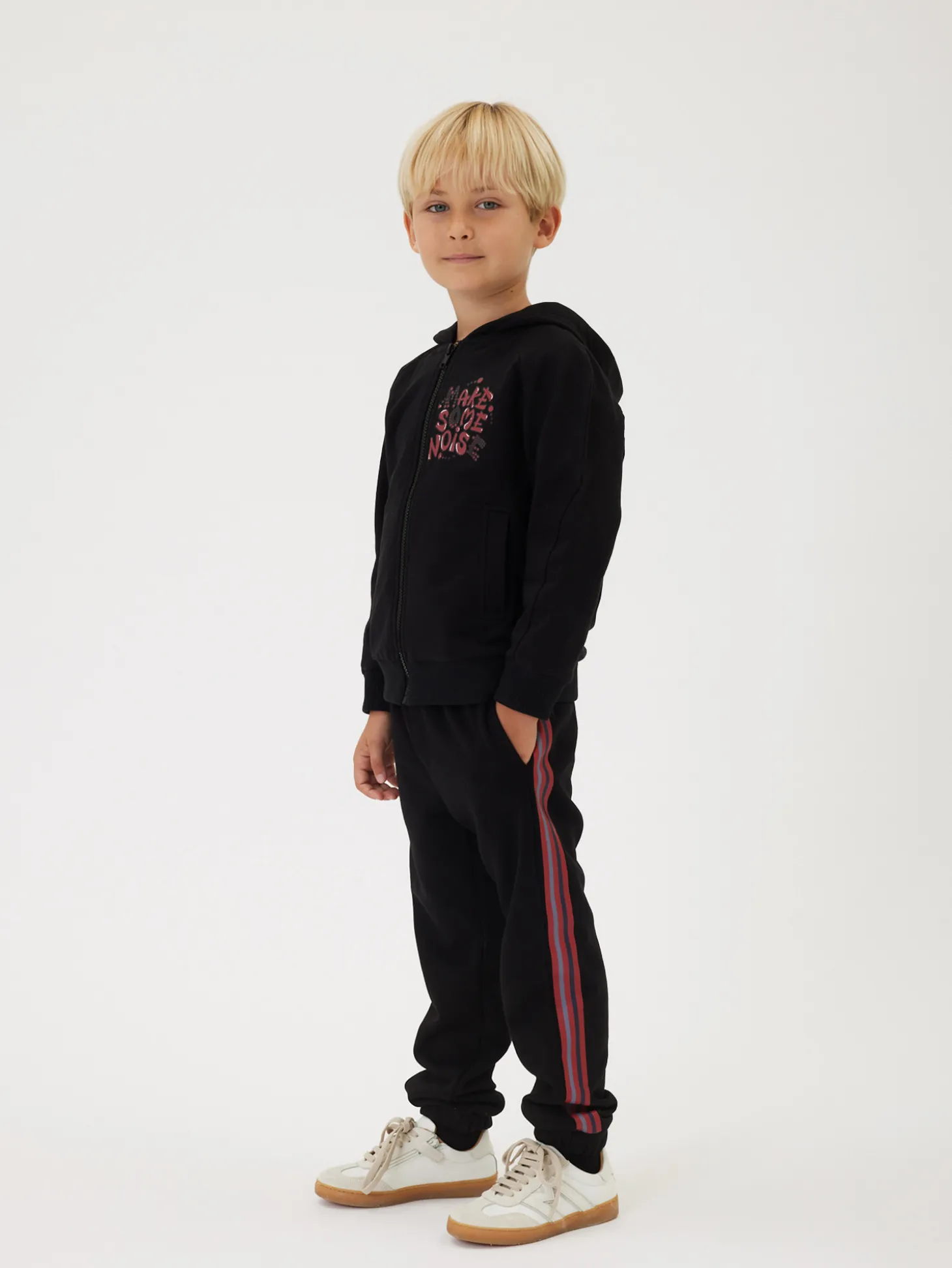 Jogger hoodie bicolor