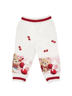 Jogger teddy felpa cotone