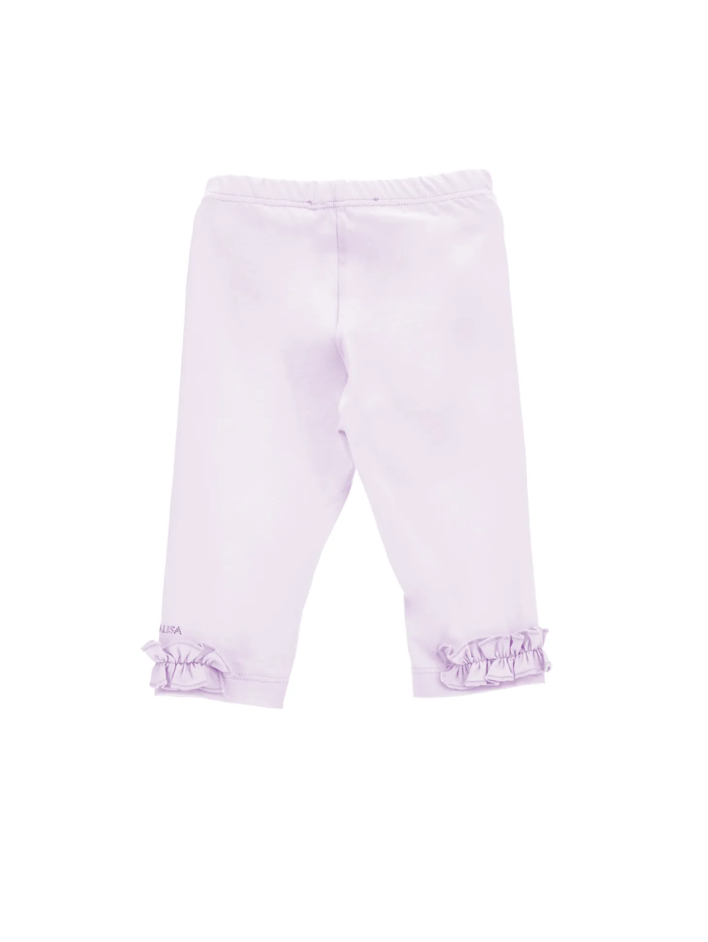 Leggings cotone con rouches