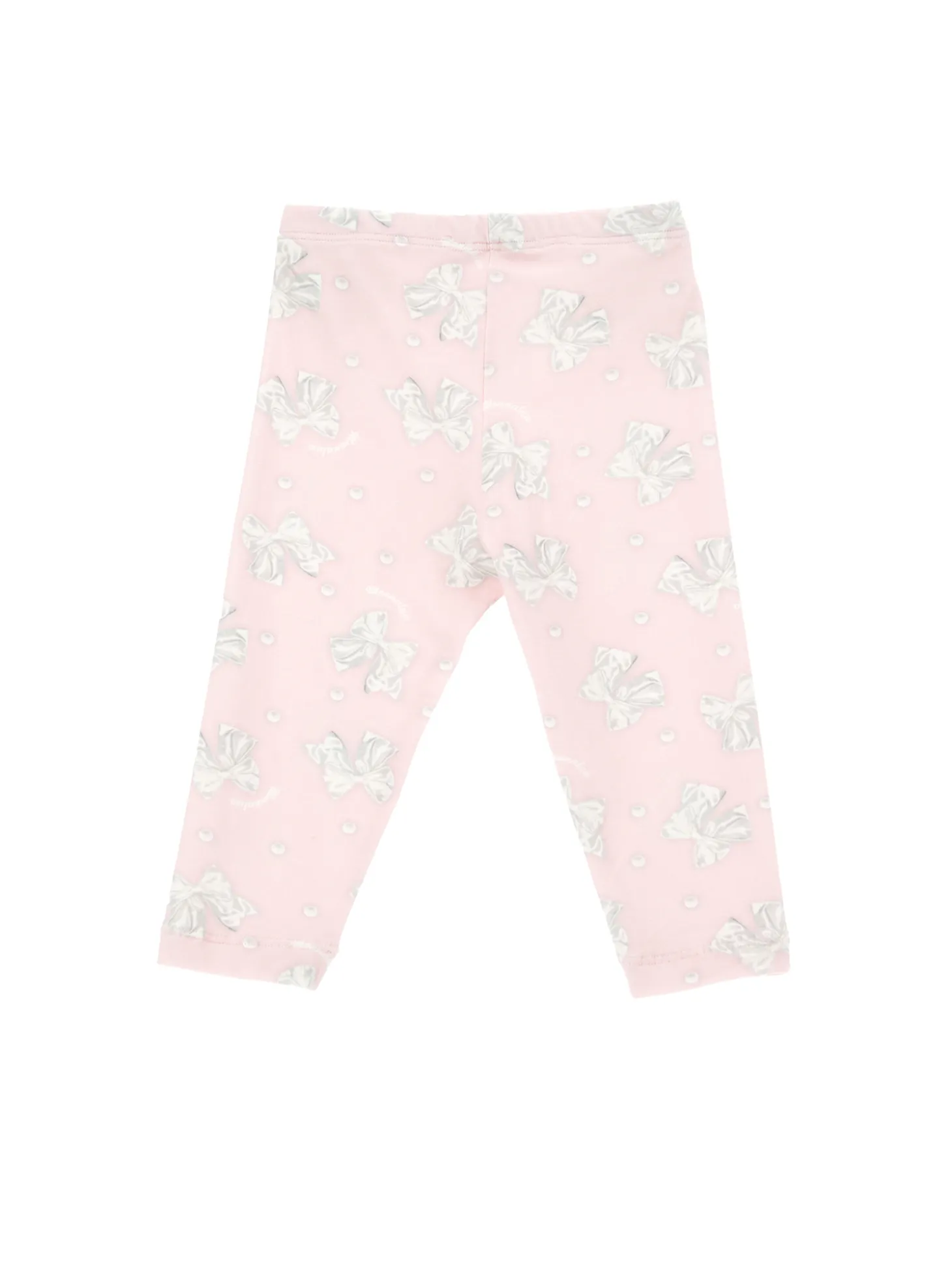 Leggings jersey fiocchi e perle