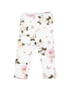Leggings jersey stampa bouquet
