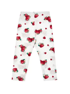 Leggings jersey stampa fragole