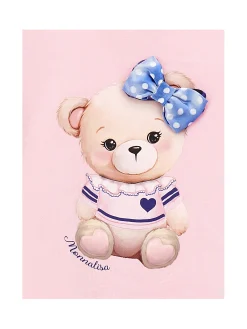 Maxi t-shirt con teddy
