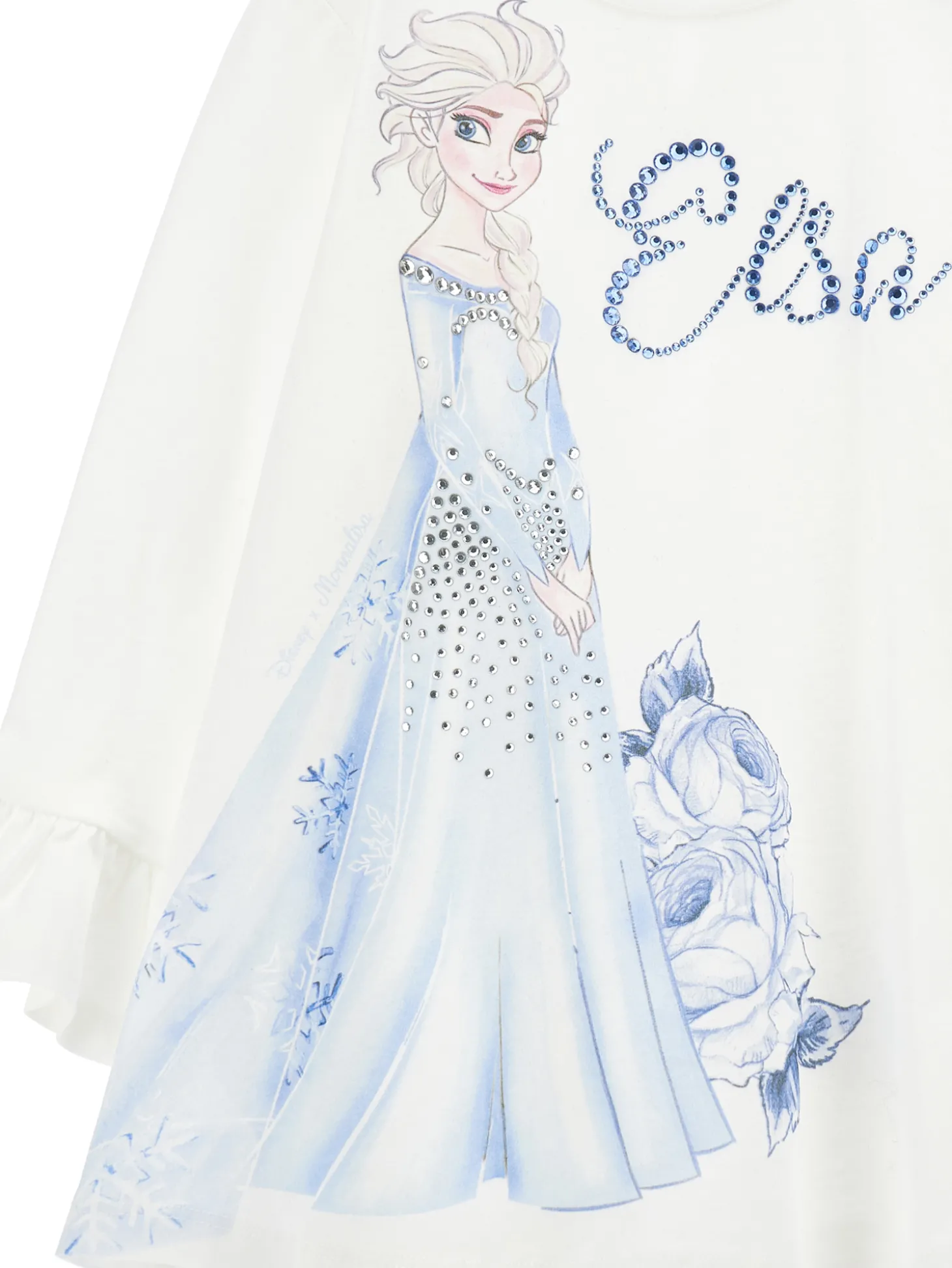 Maxi t-shirt Elsa con strass