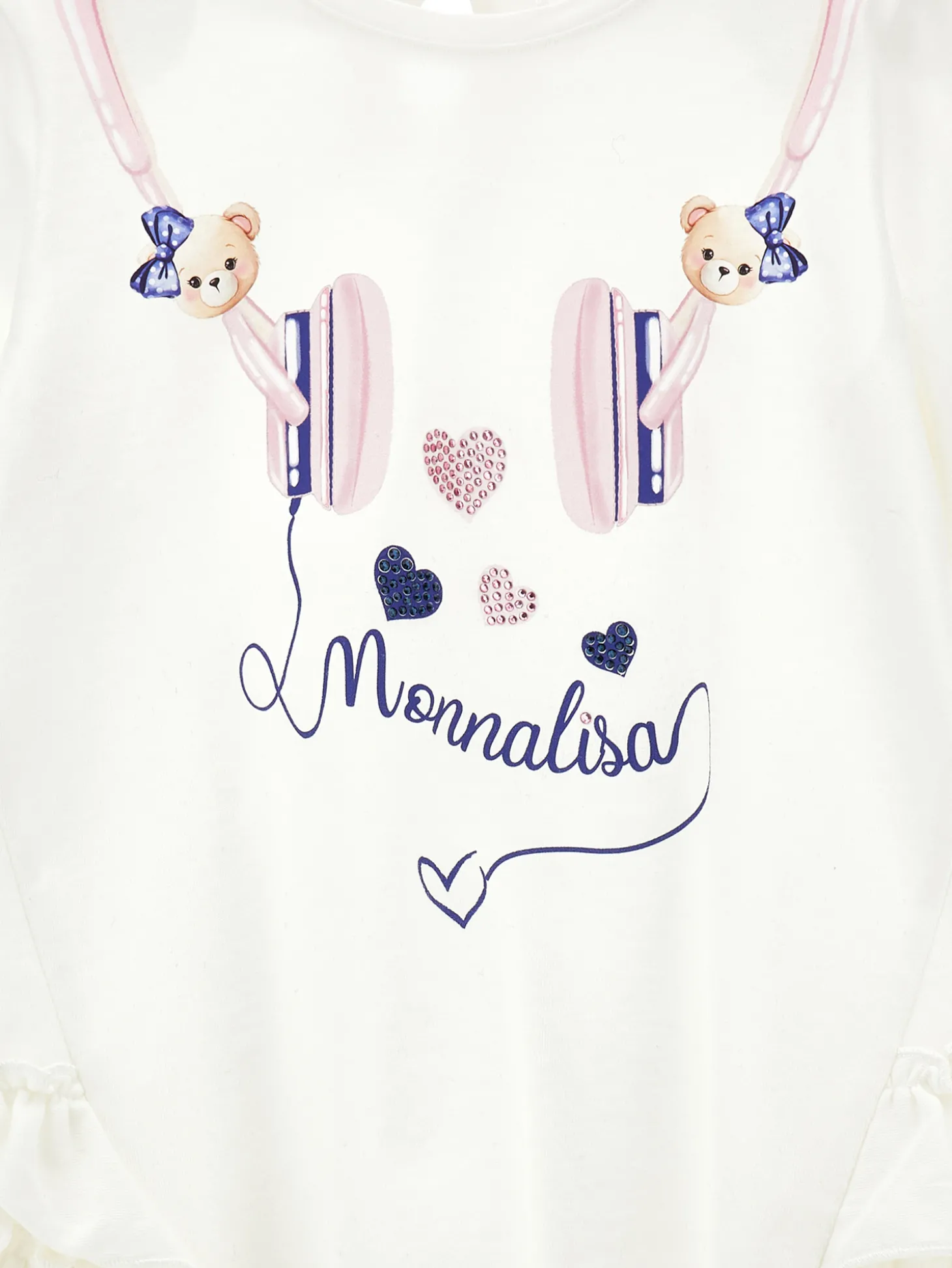 Maxi t-shirt stampa cuffietta