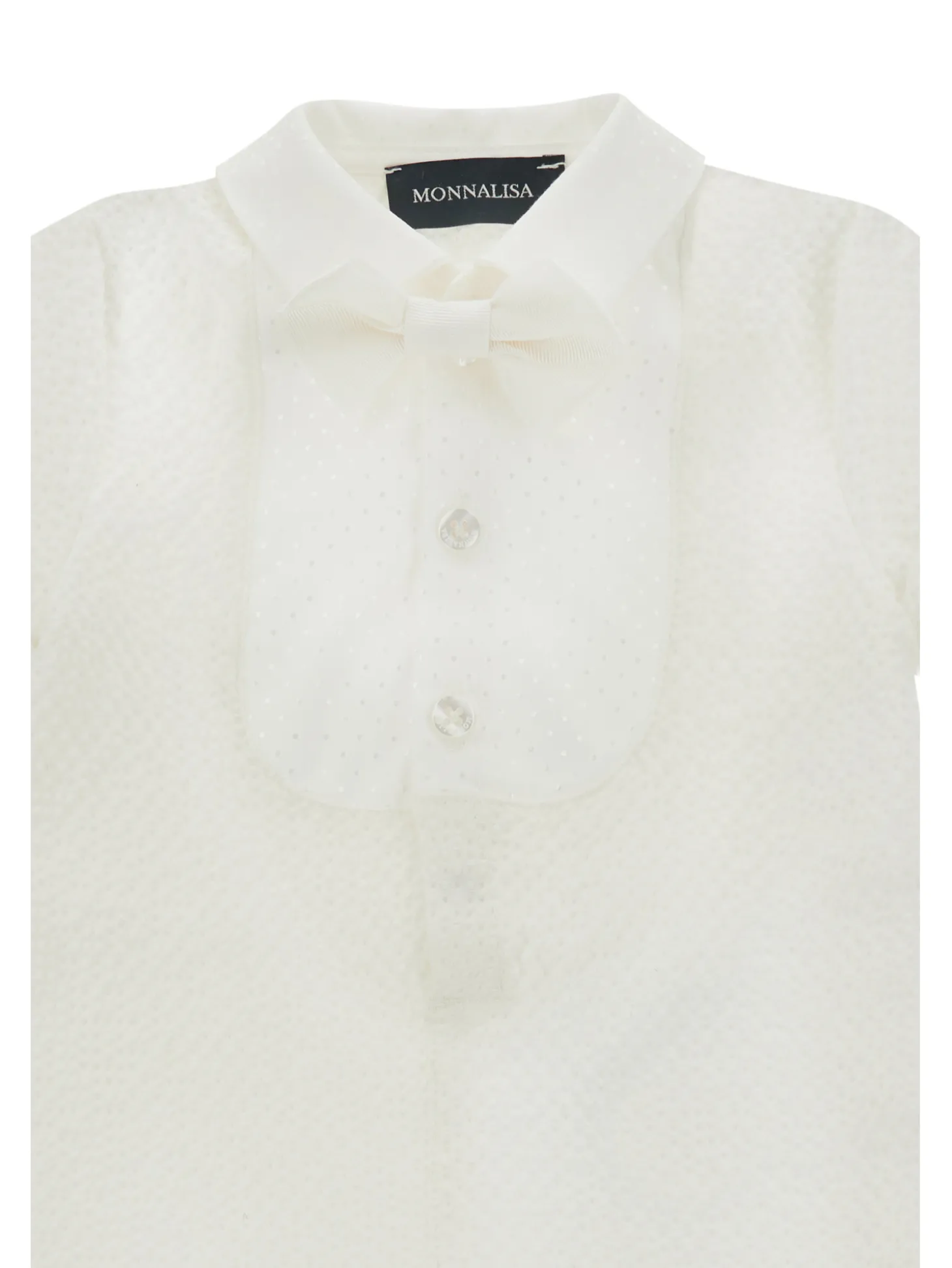 Pagliaccetto seersucker con plastron