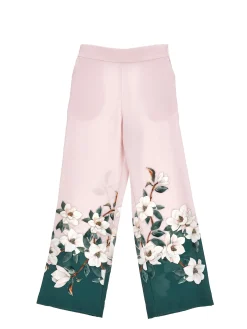 Pantalone palazzo stampa magnolia