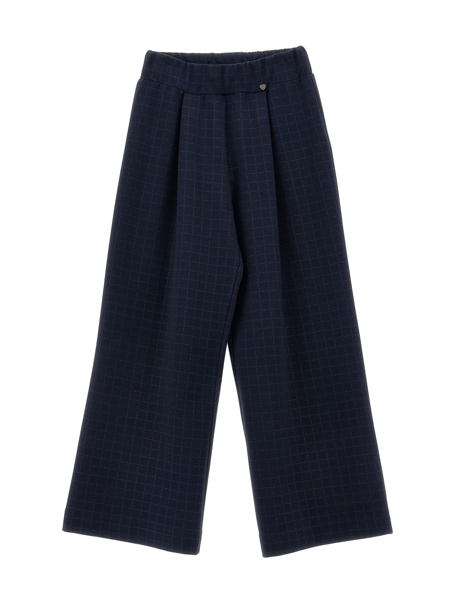 Pantalone punto Milano glitter check