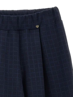 Pantalone punto Milano glitter check