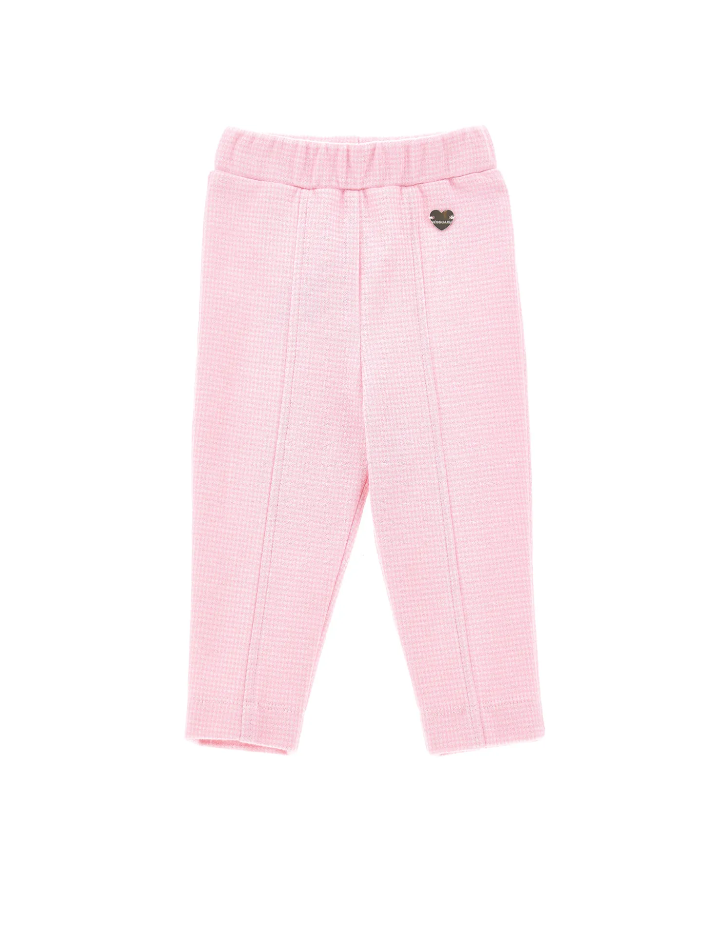 Pantaloni basici micro pied de poule