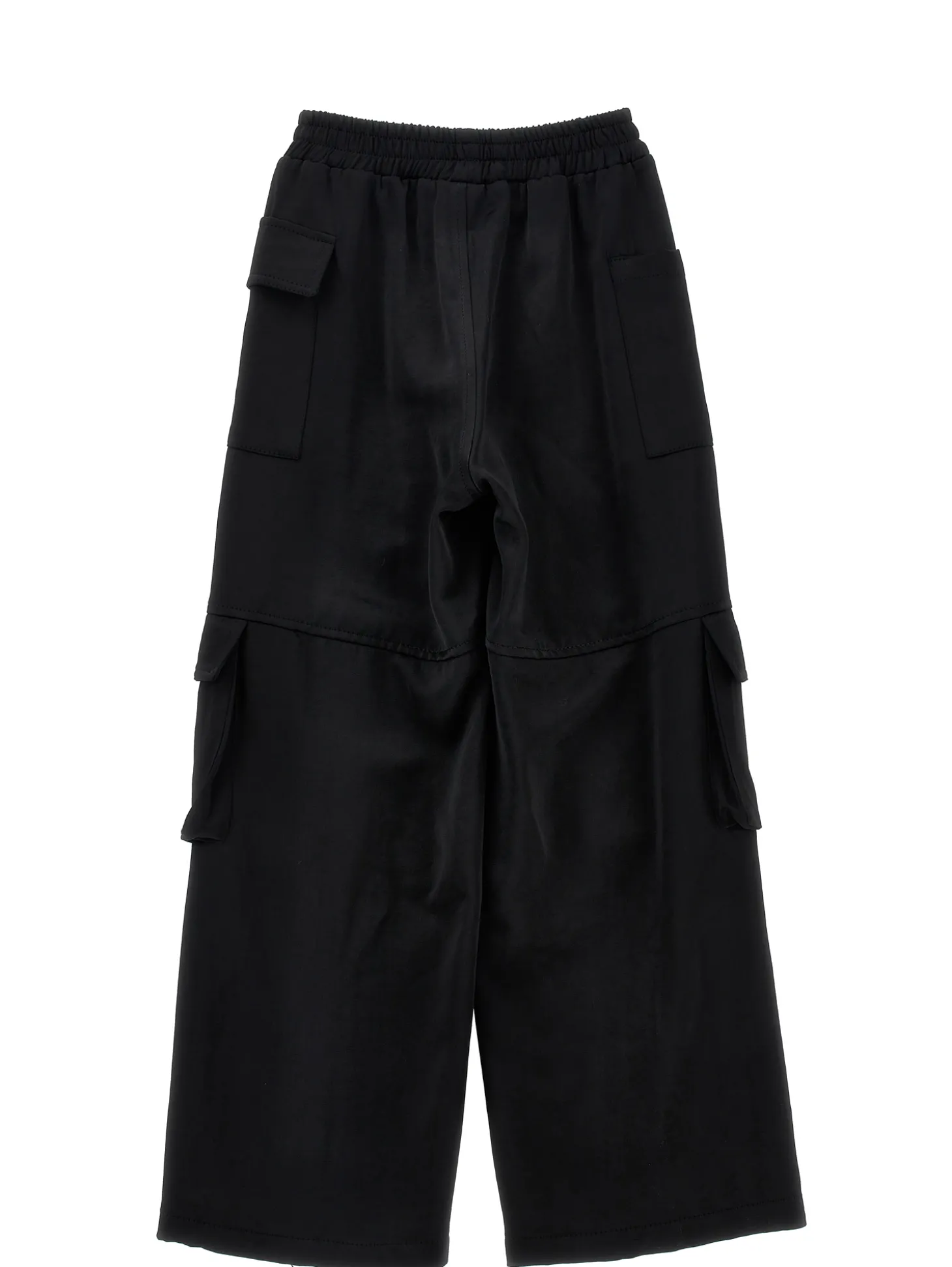 Pantaloni cargo raso chic