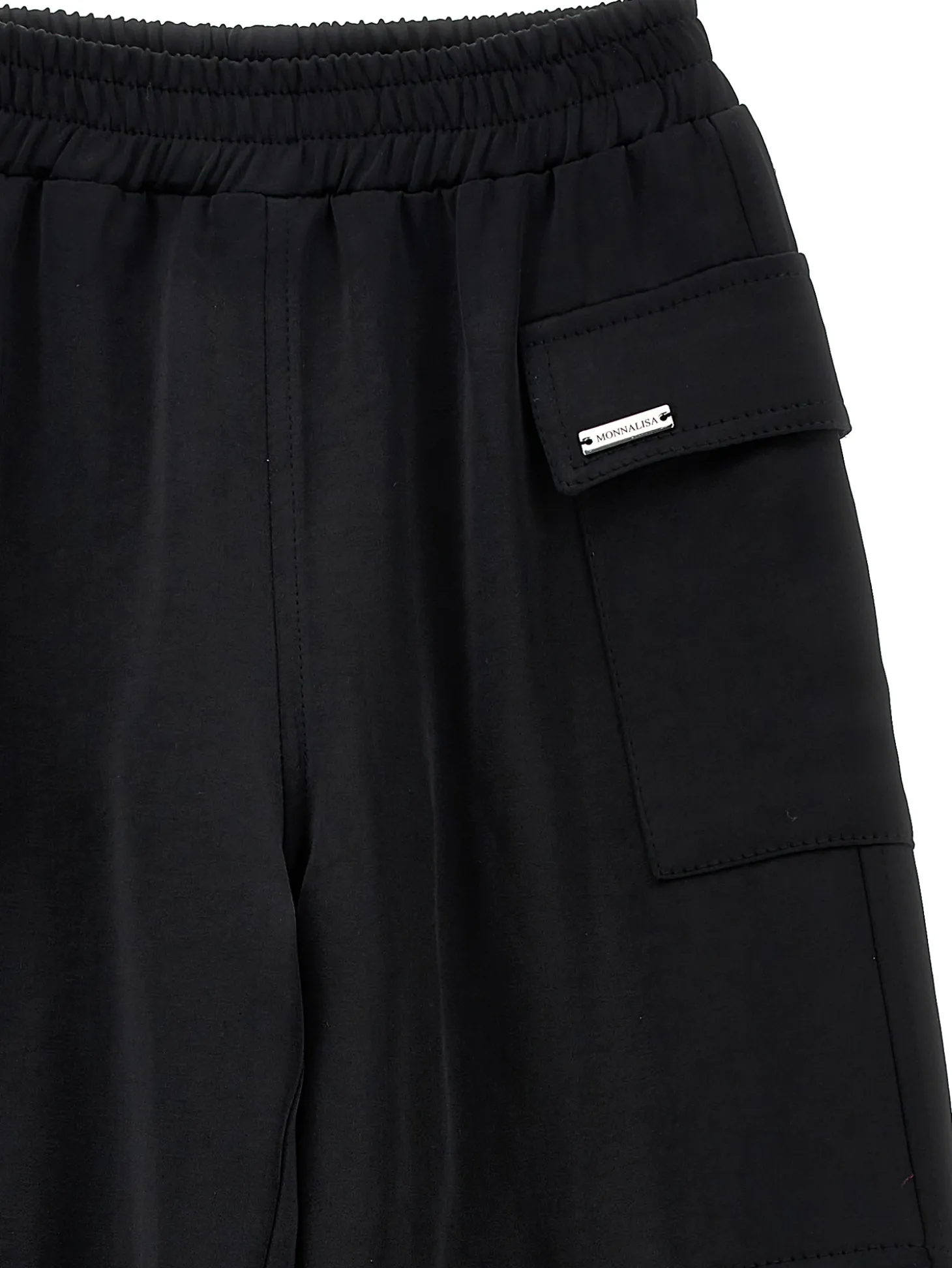 Pantaloni cargo raso chic
