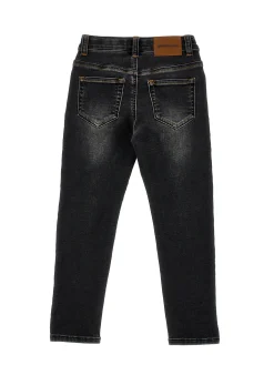 Pantaloni  denim  con effetto usura