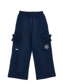 Pantaloni felpa con rouches