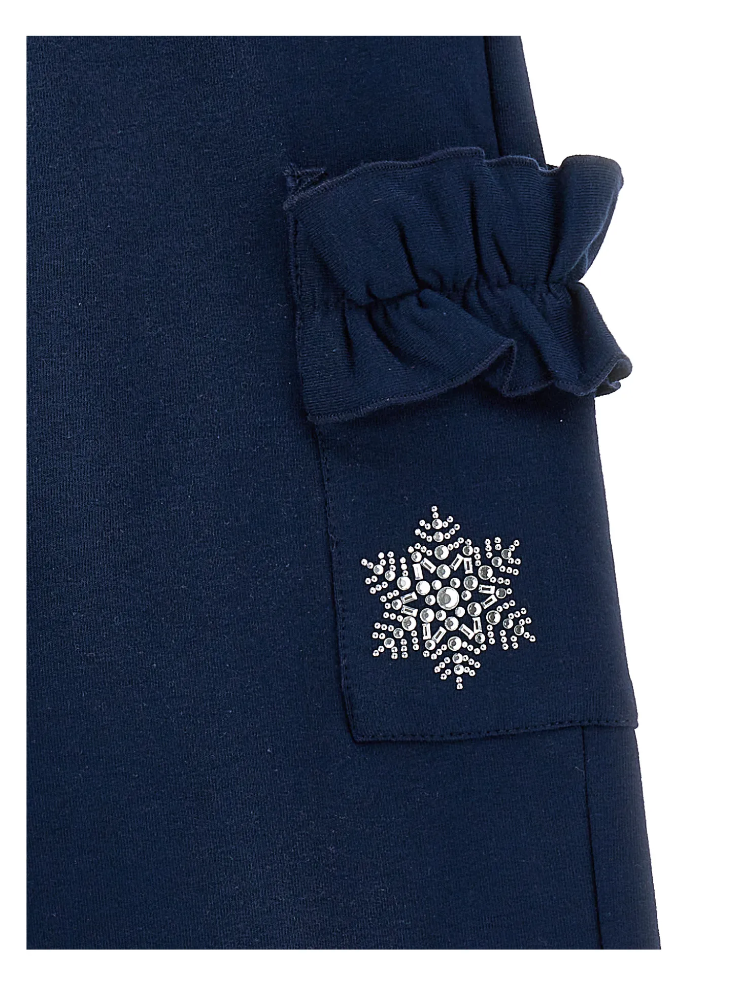 Pantaloni felpa con rouches
