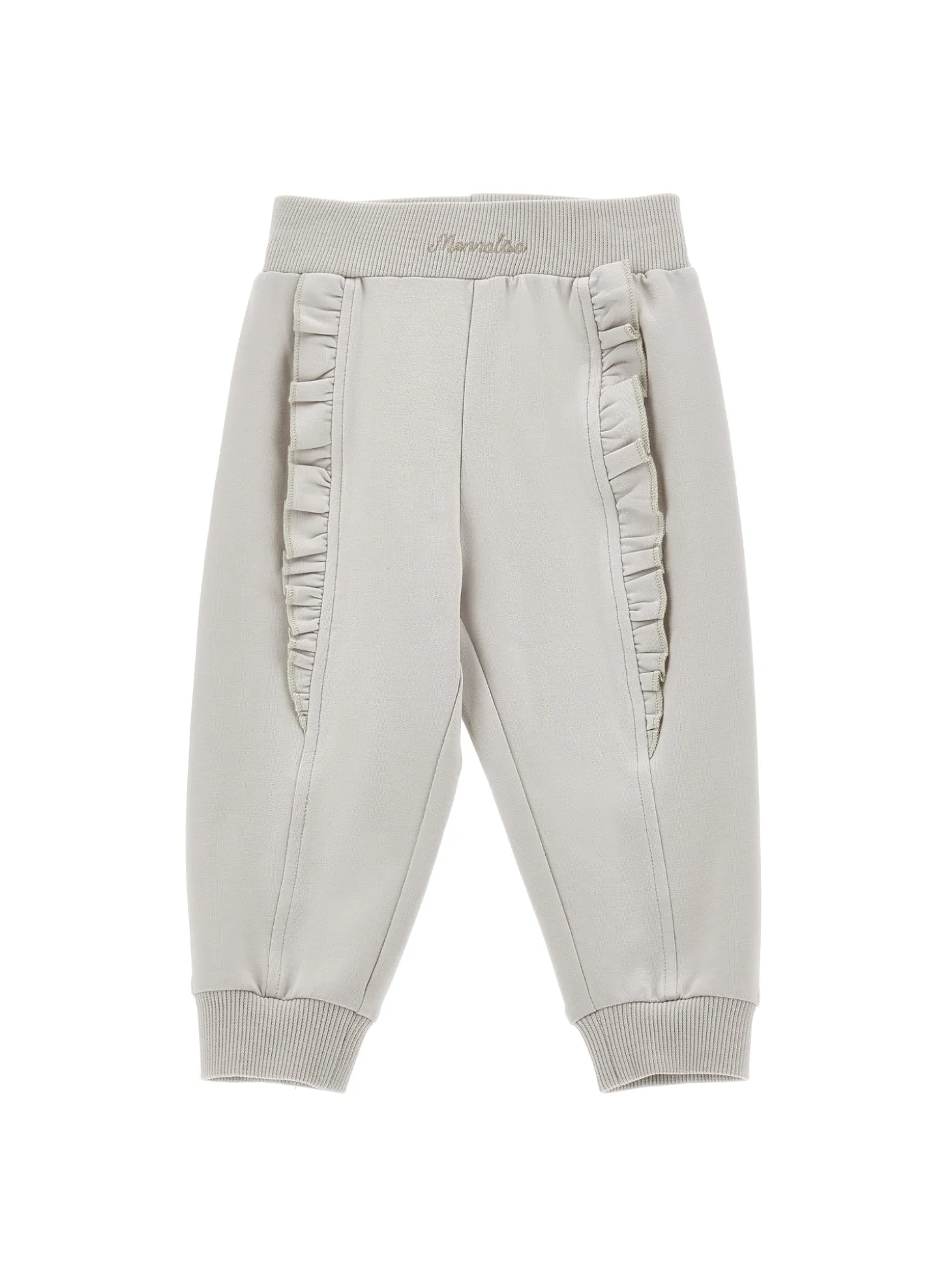 Pantaloni felpa con rouches