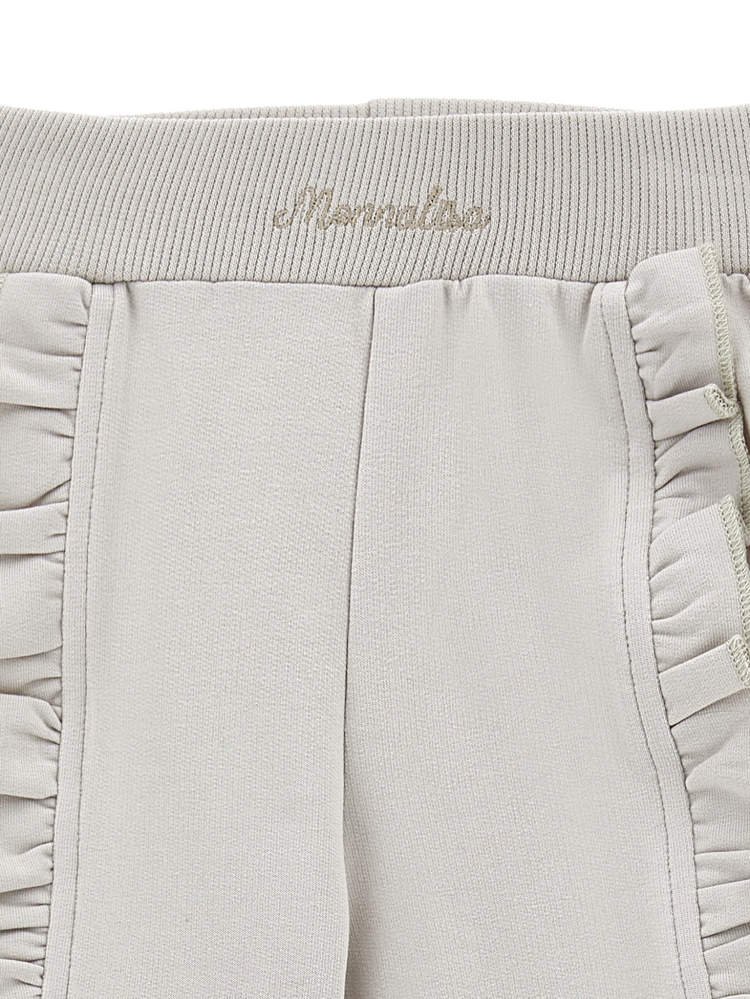 Pantaloni felpa con rouches