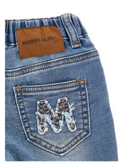 Pantaloni felpa ricamati