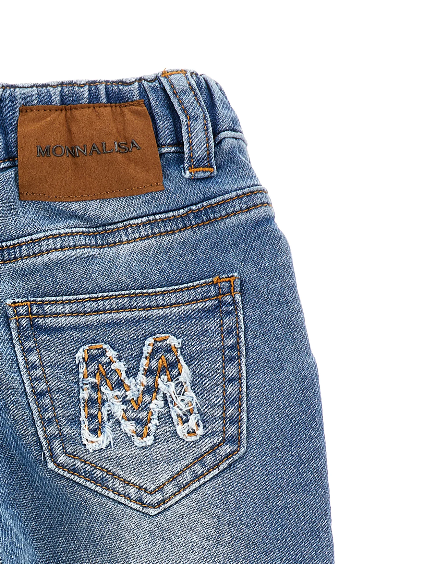 Pantaloni felpa ricamati sul retro