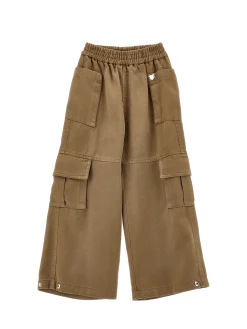 Pantaloni gabardina fluida