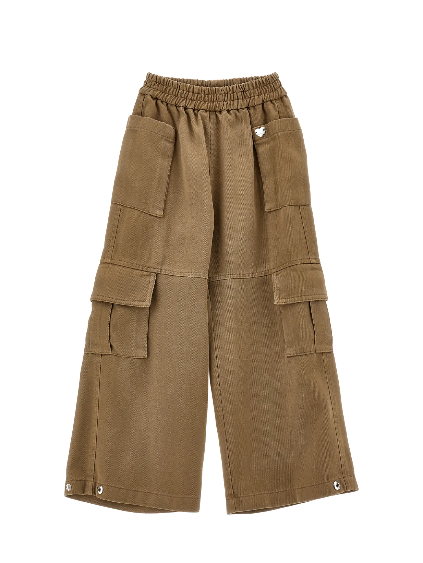 Pantaloni gabardina fluida