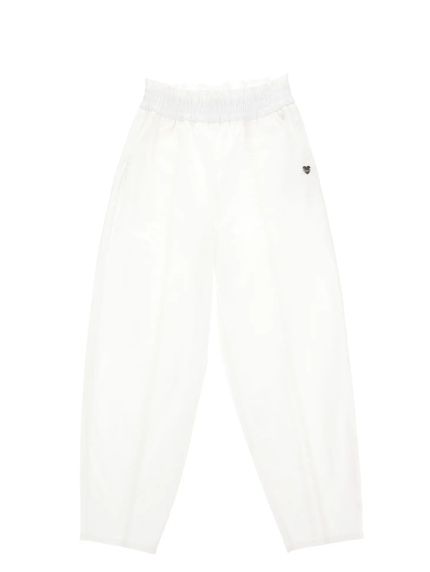 Pantaloni lunghi gabardine a palloncino