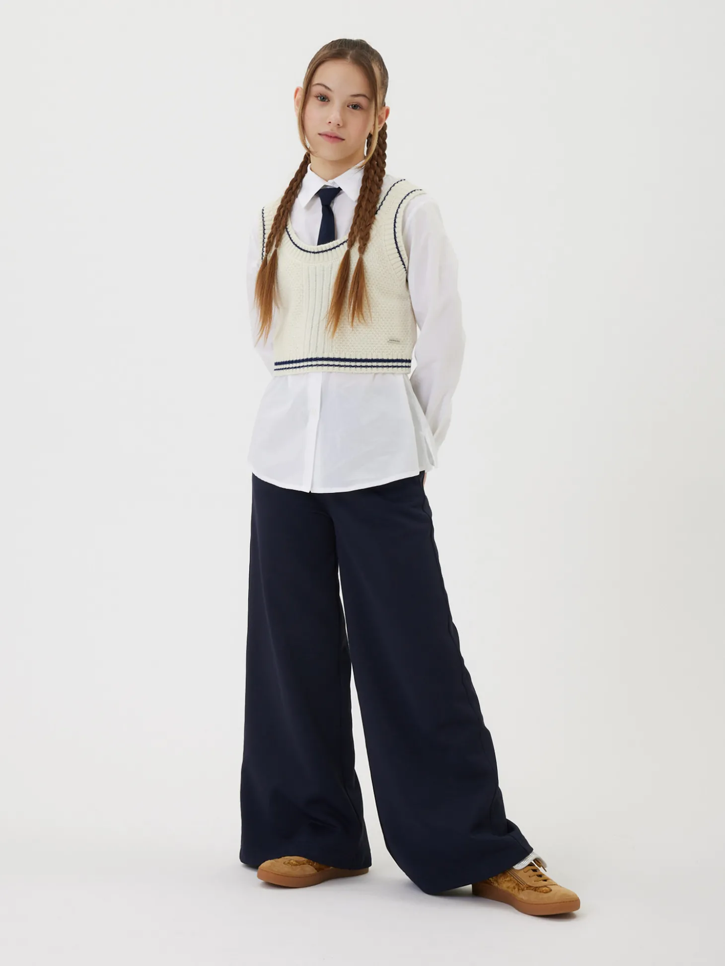 Pantaloni over acetato