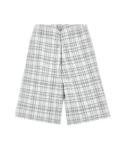 Pantaloni palazzo pi&egrave;d-de-poule