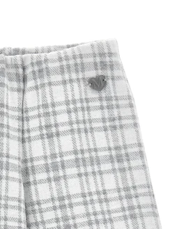 Pantaloni palazzo pi&egrave;d-de-poule