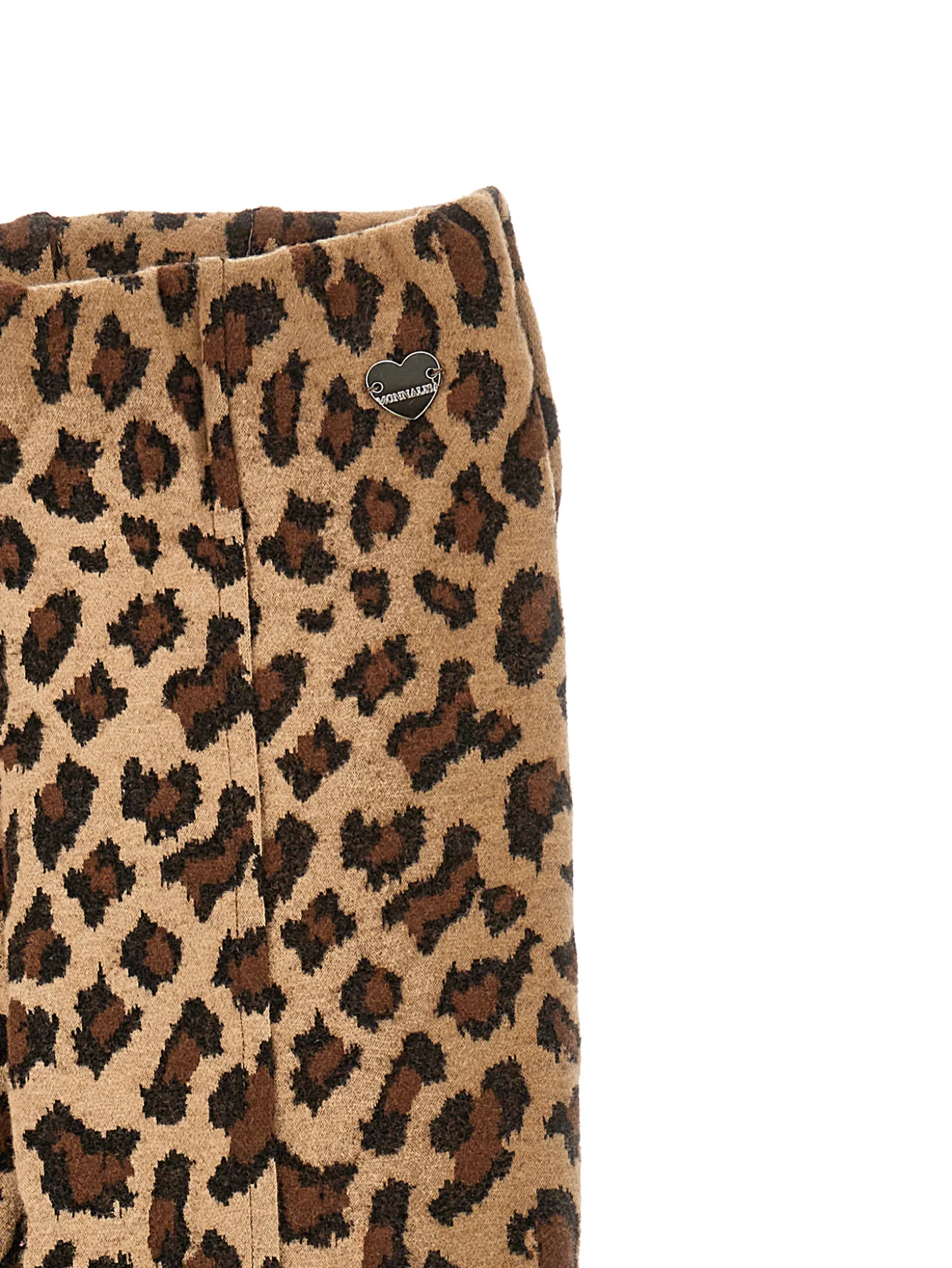 Pantaloni svasati animalier