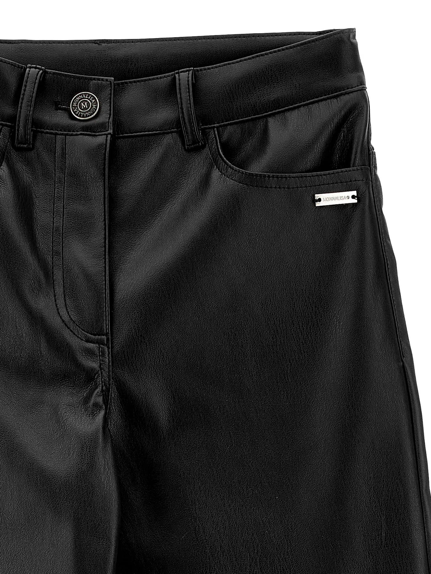 Pantaloni tessuto spalmato stretch