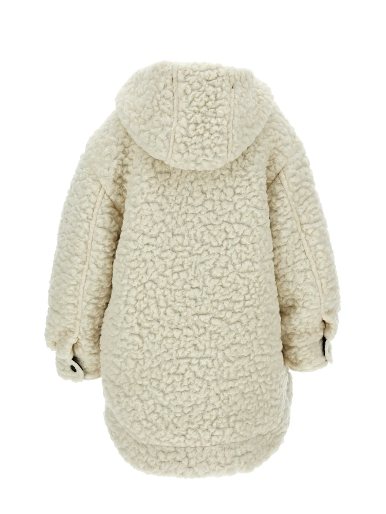 Parka maglia peluche