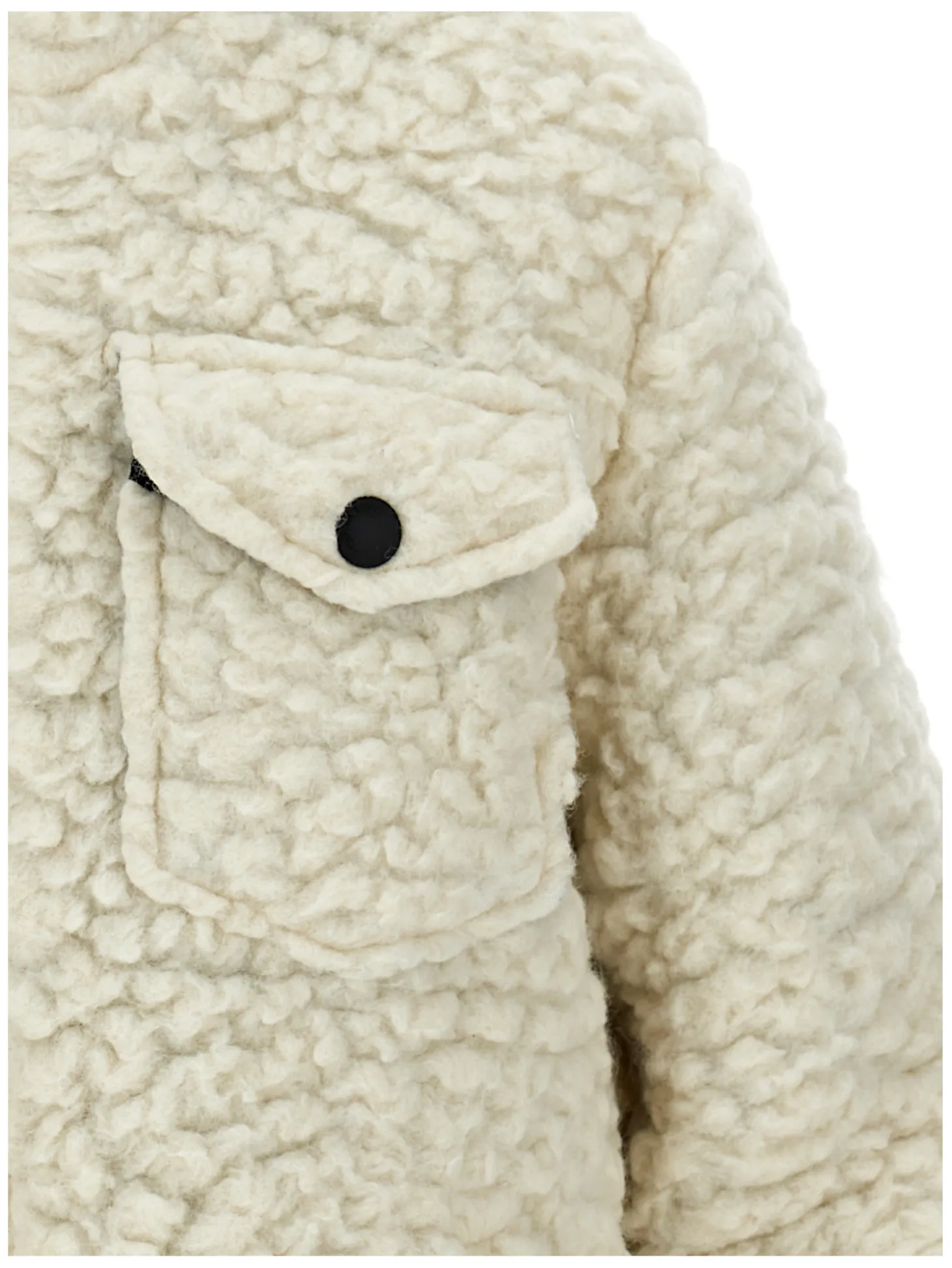 Parka maglia peluche