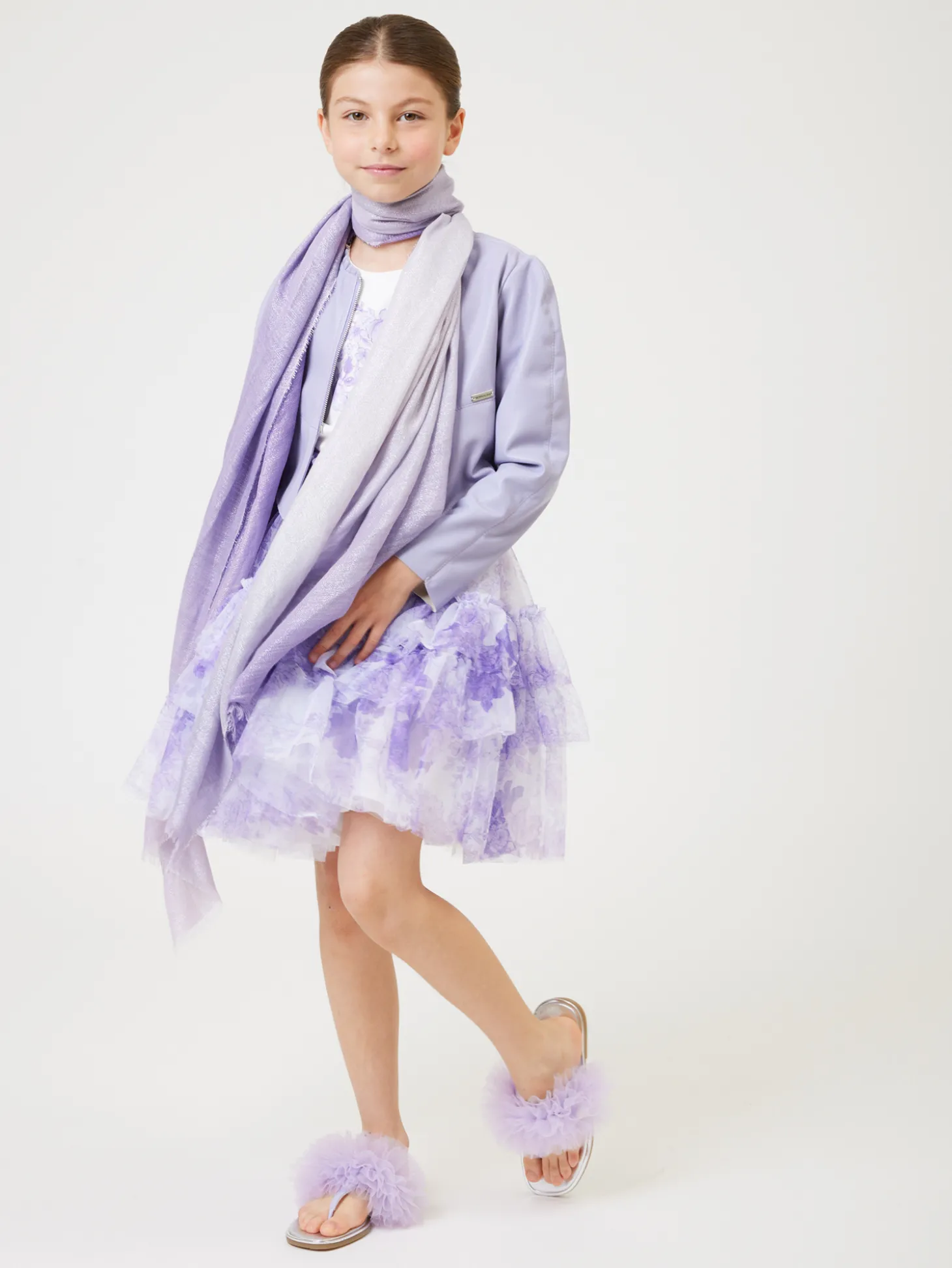 Pashmina tessuto lurex