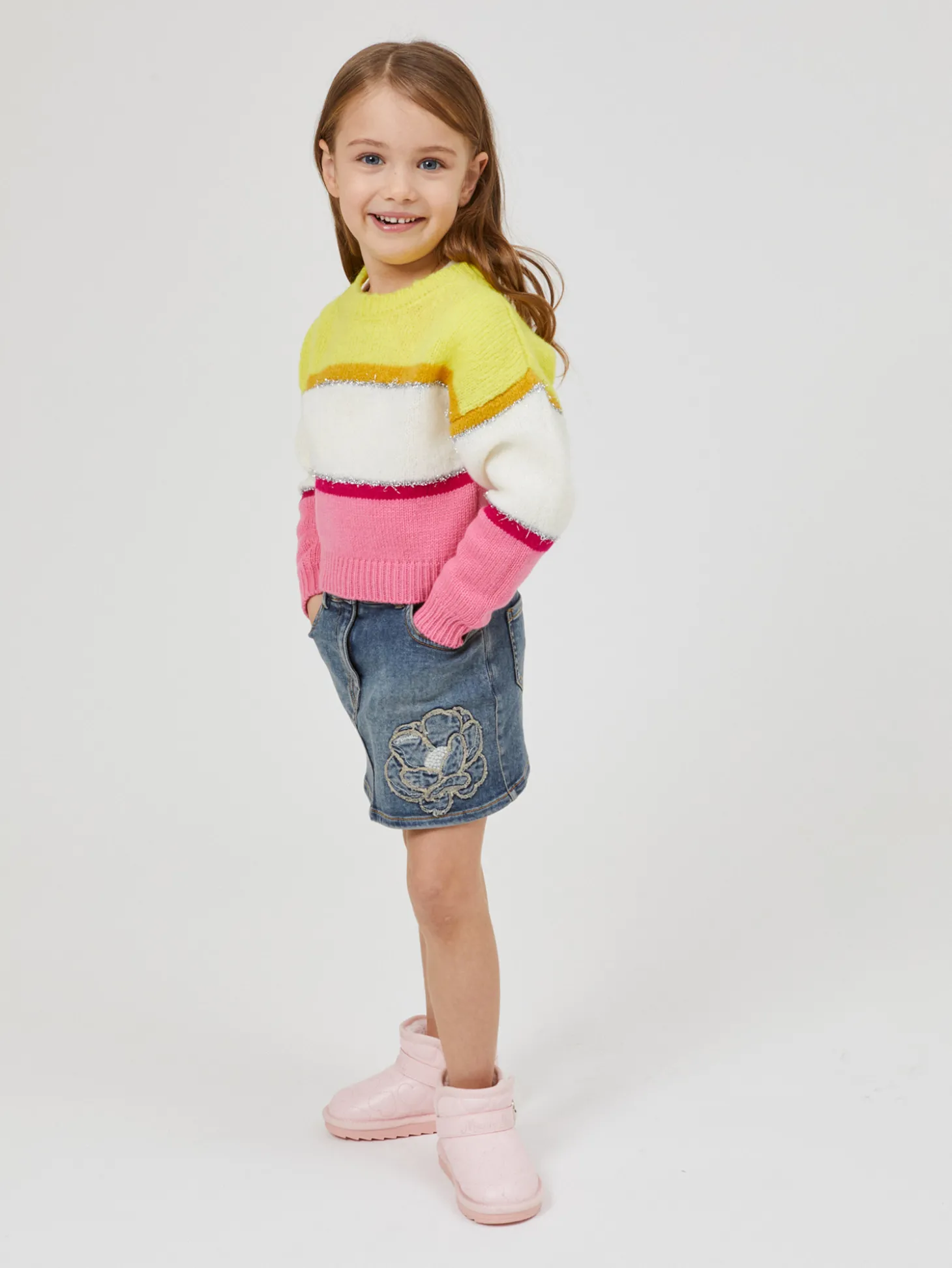 Pull maxi righe